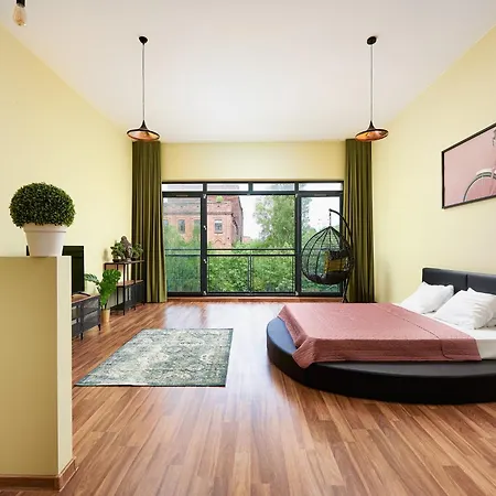 Apartment Lumina Loft Tymienieckiego With A View Of The *